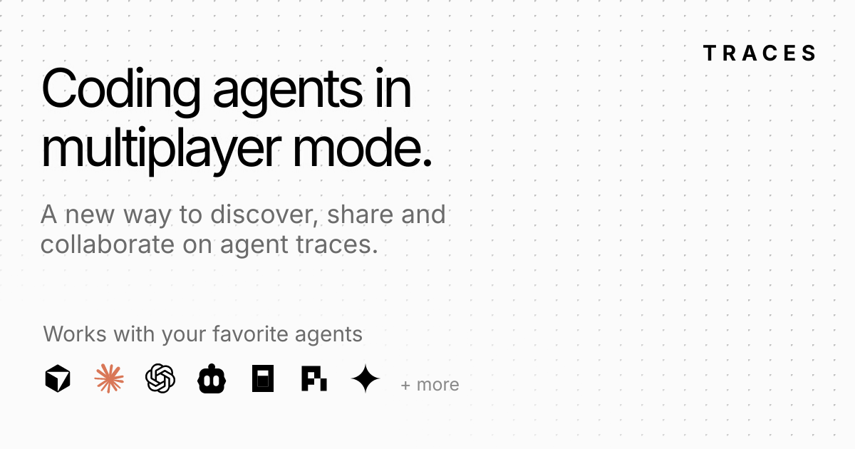 Show HN: Traces: A new way to share and discover agent traces